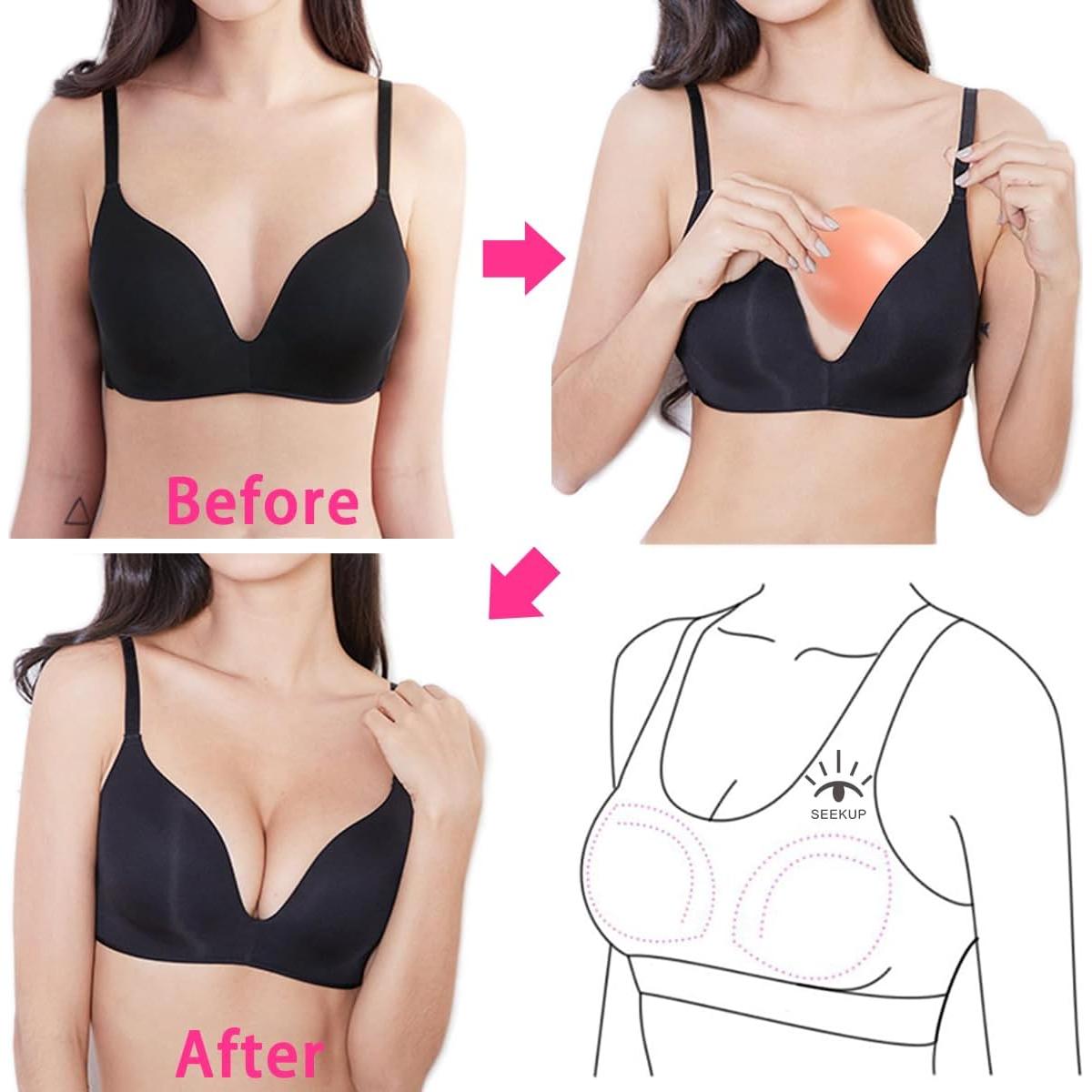 Inserciones Silicona SEEKUP Aumentador Bustos Tamaño Medio