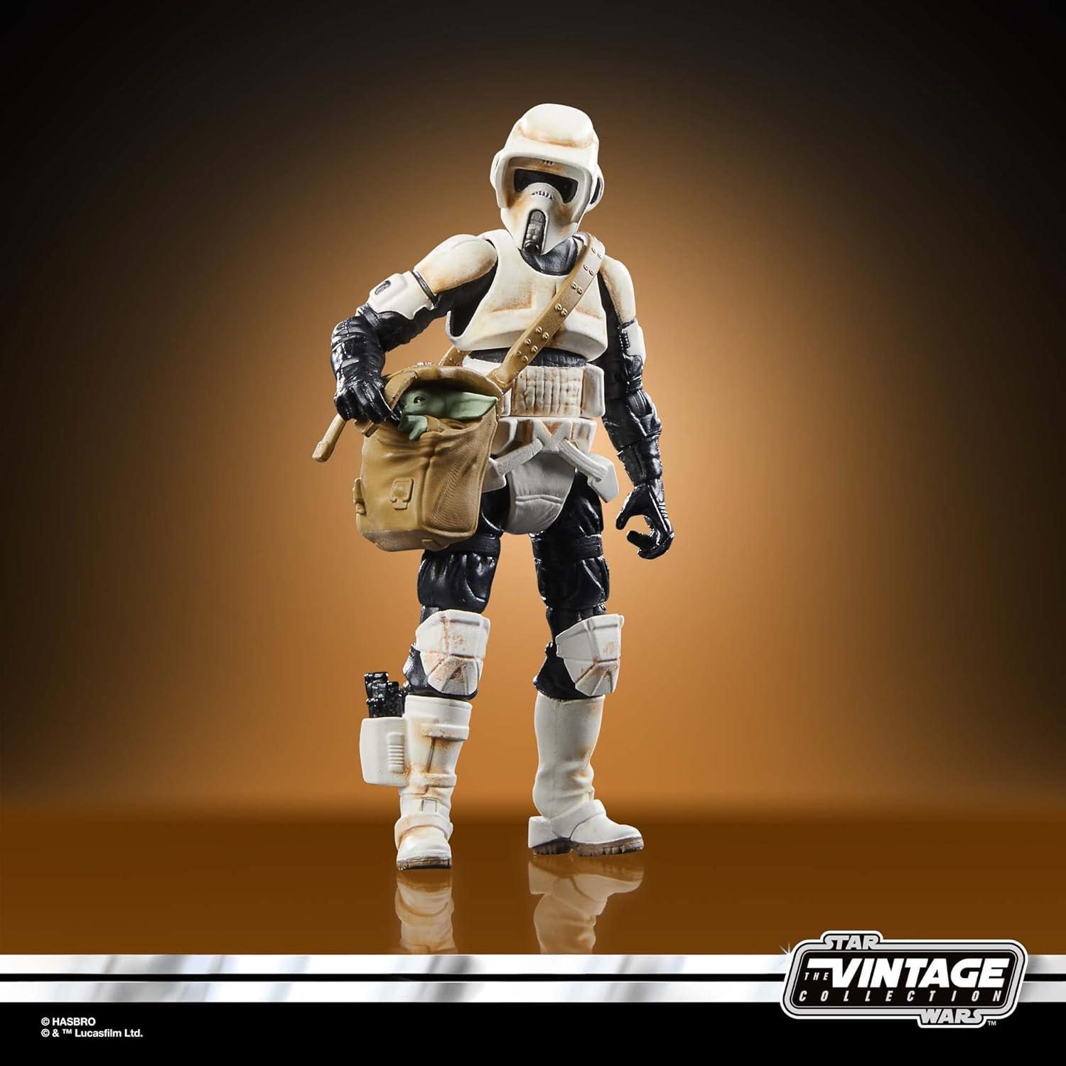 Bicicleta Speeder Star Wars Hasbro Scout Trooper y Grogu