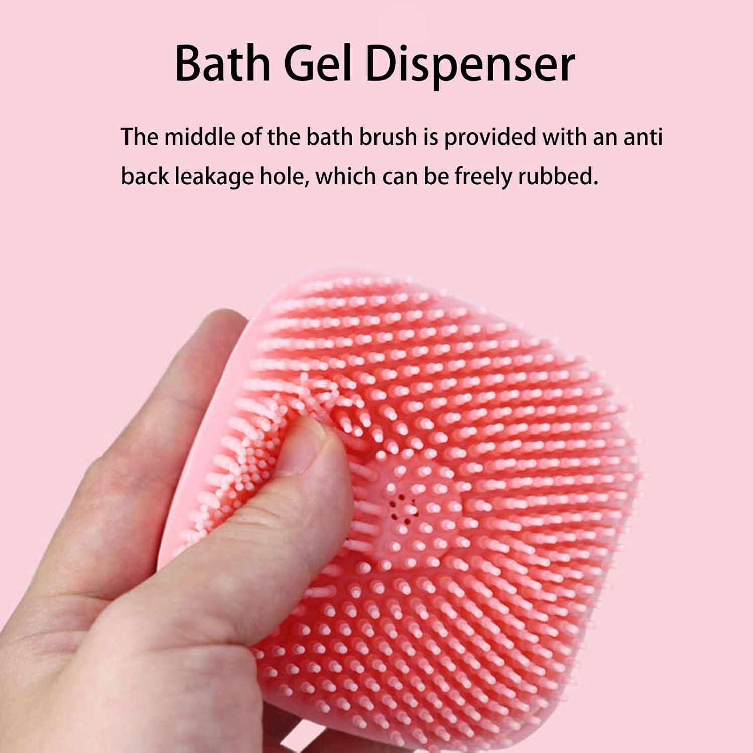 Cepillo de Baño para Perros LRHINETAR Azul con Dispensador