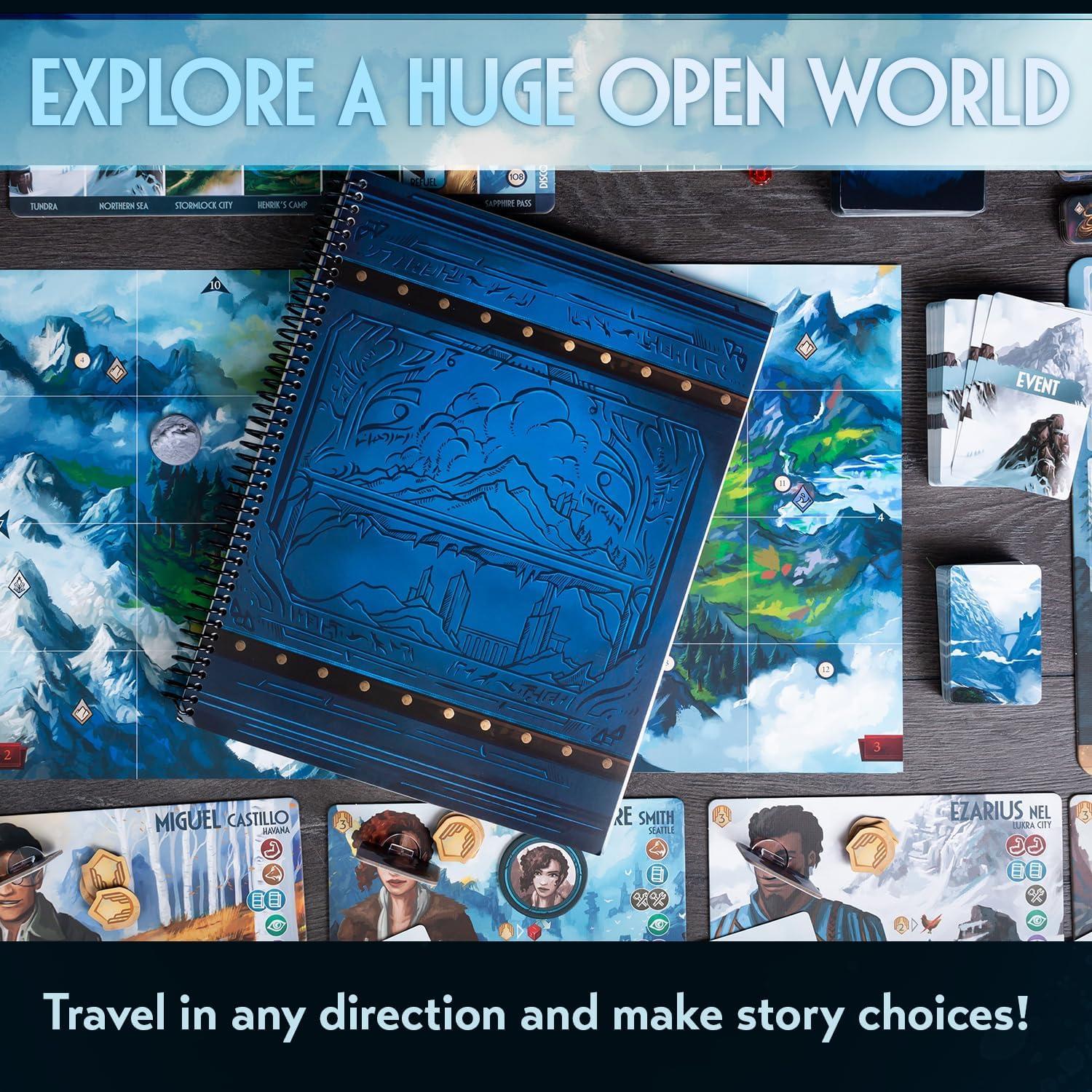 Sleeping Gods Cielos Distantes Red Raven - Juego de Mesa 1-4 Jugadores