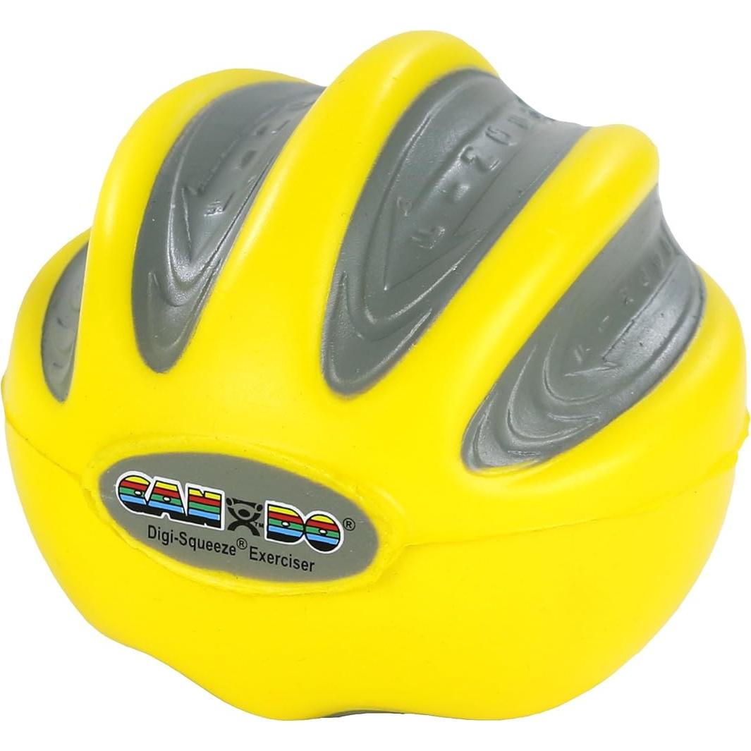 Ejercitador de Mano CanDo Digi-Squeeze Amarillo Medio