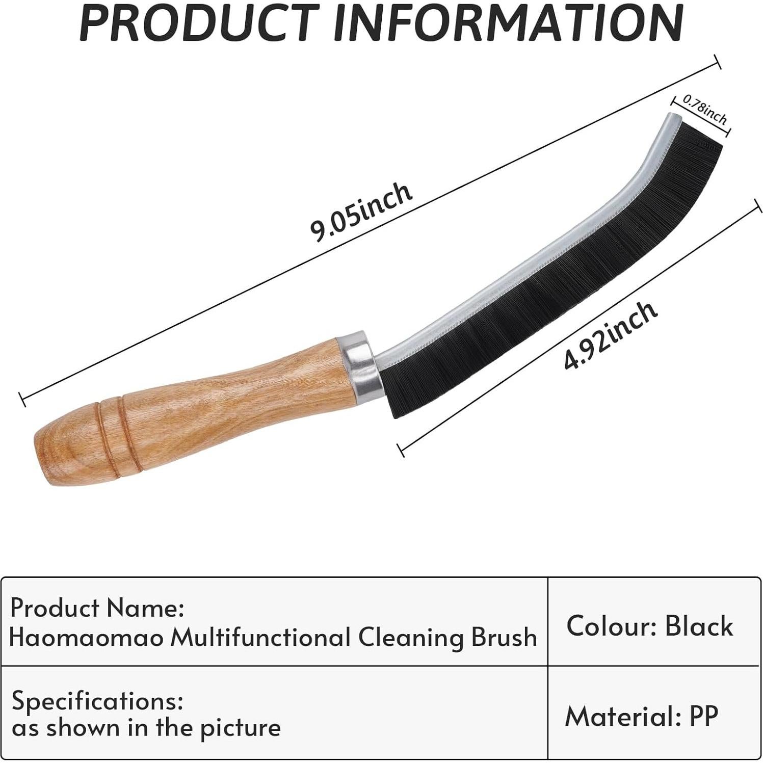 Cepillo de limpieza de ranuras Haomaomao 30 cm cerdas duras