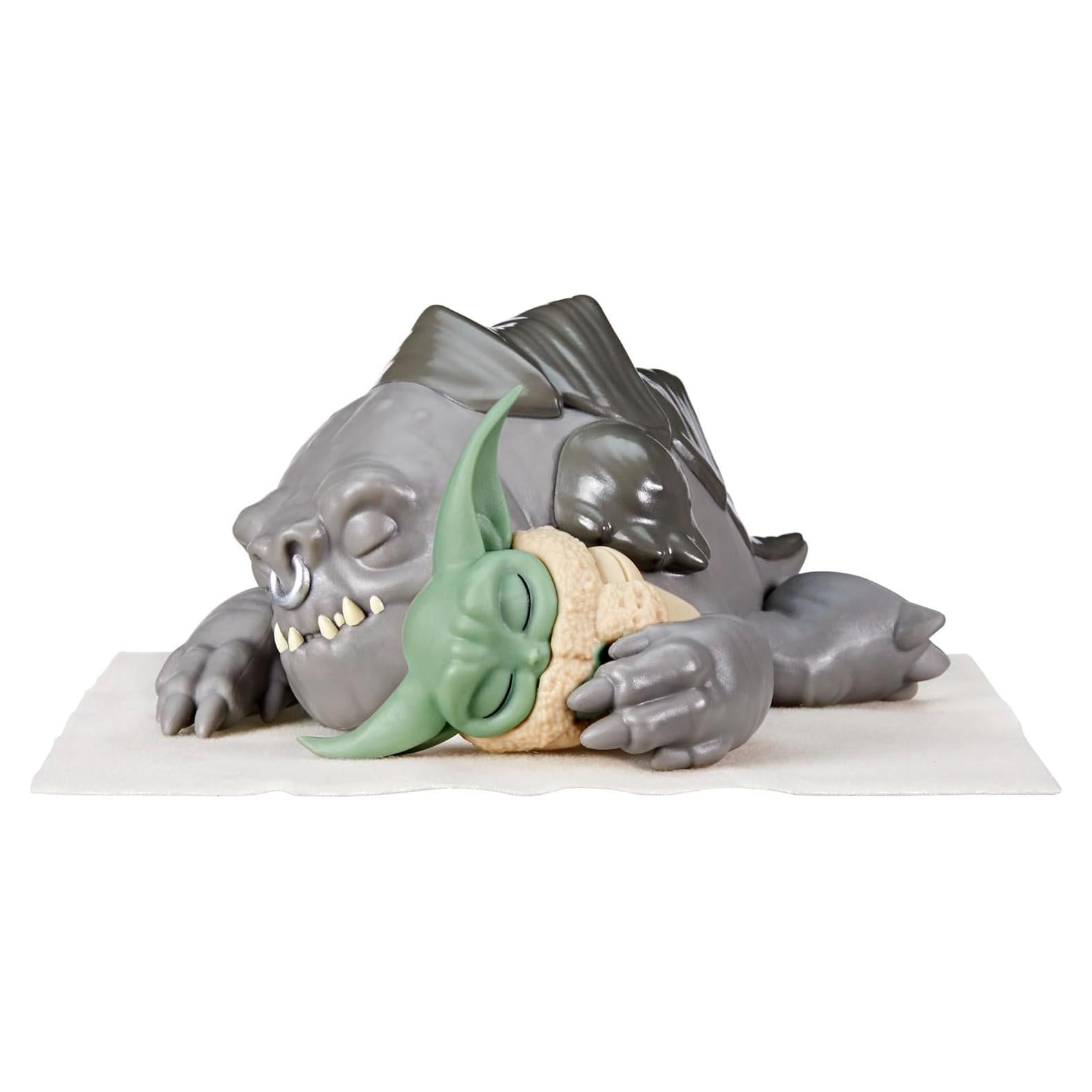 Pack Cazarrecompensas Star Wars Hasbro Rancor y Grogu 5.5 cm