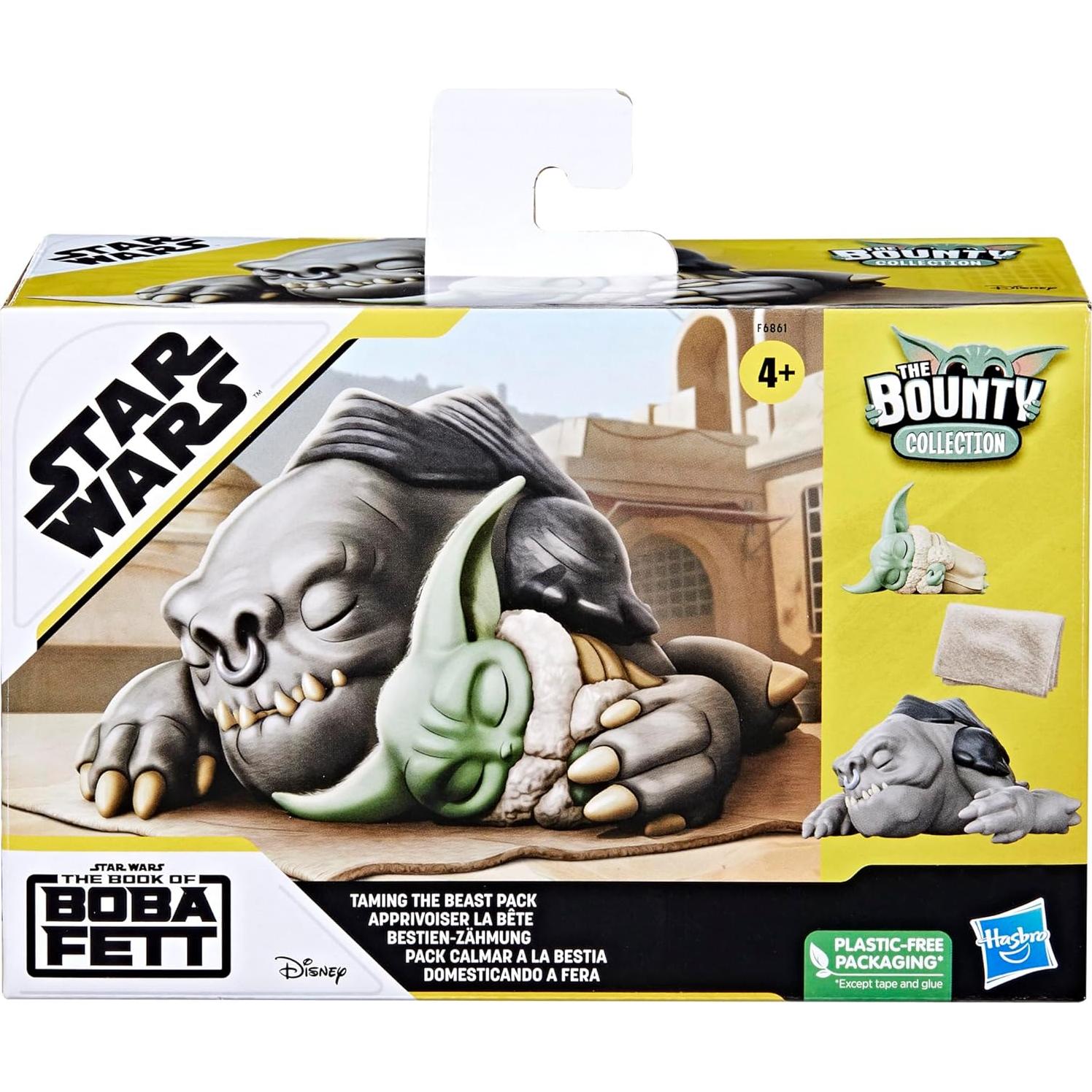 Pack Cazarrecompensas Star Wars Hasbro Rancor y Grogu 5.5 cm