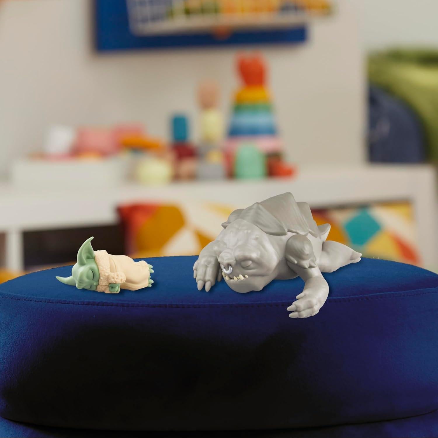 Pack Cazarrecompensas Star Wars Hasbro Rancor y Grogu 5.5 cm