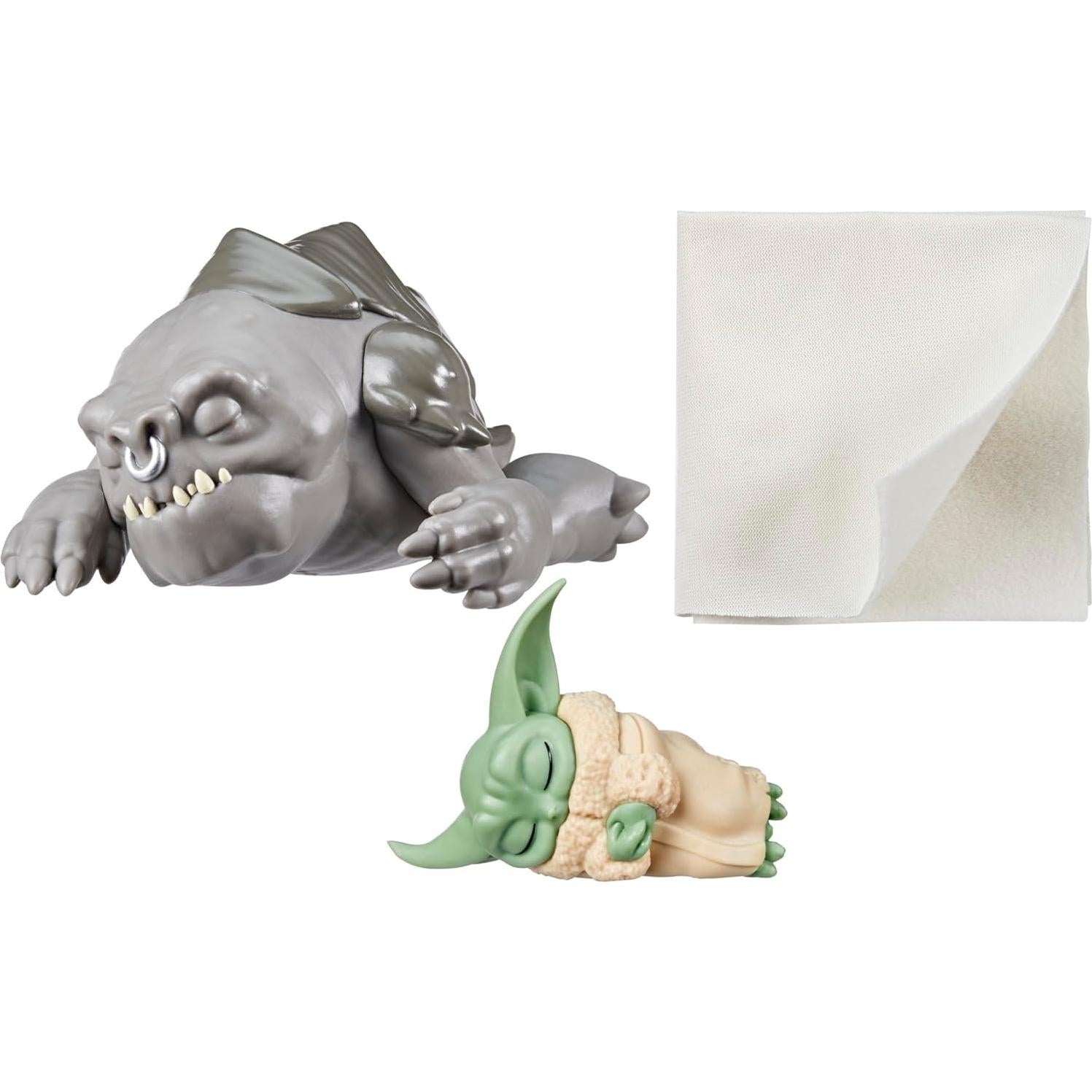 Pack Cazarrecompensas Star Wars Hasbro Rancor y Grogu 5.5 cm