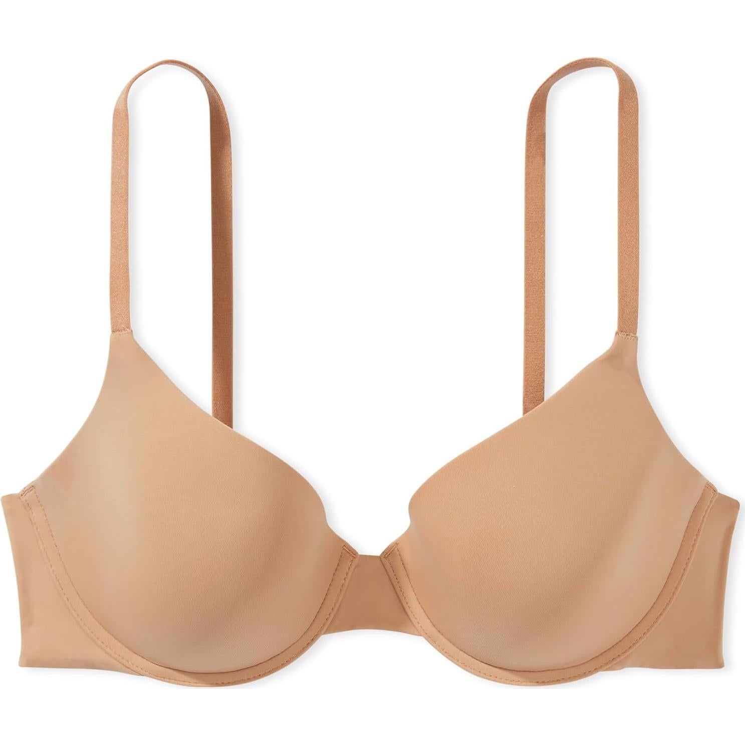 Sostén T-Shirt Victoria's Secret Acolchado 34C Praliné Dulce