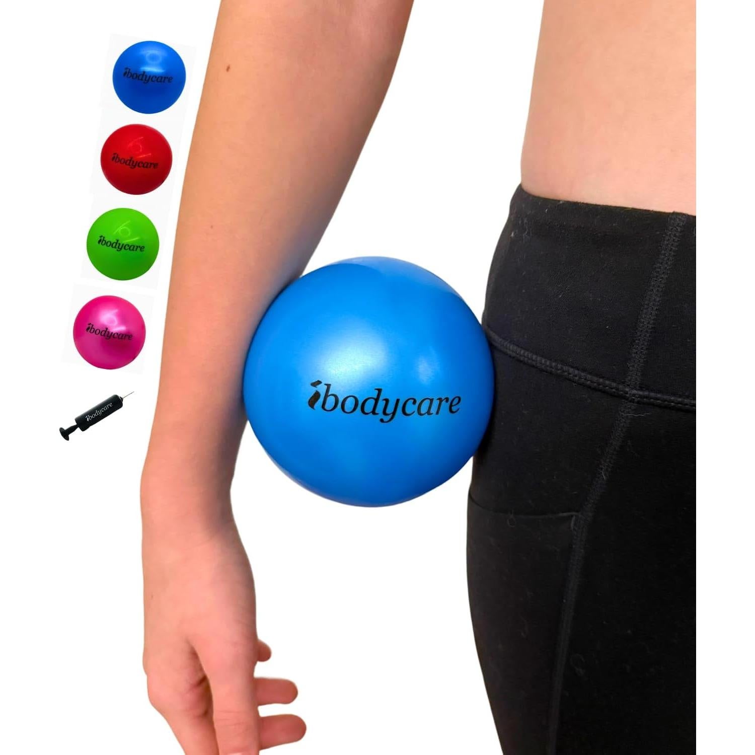 Mini Bola Inflable de 10 cm ibodycare para Pilates y Fitness