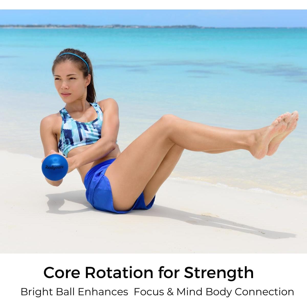 Mini Bola Inflable de 10 cm ibodycare para Pilates y Fitness