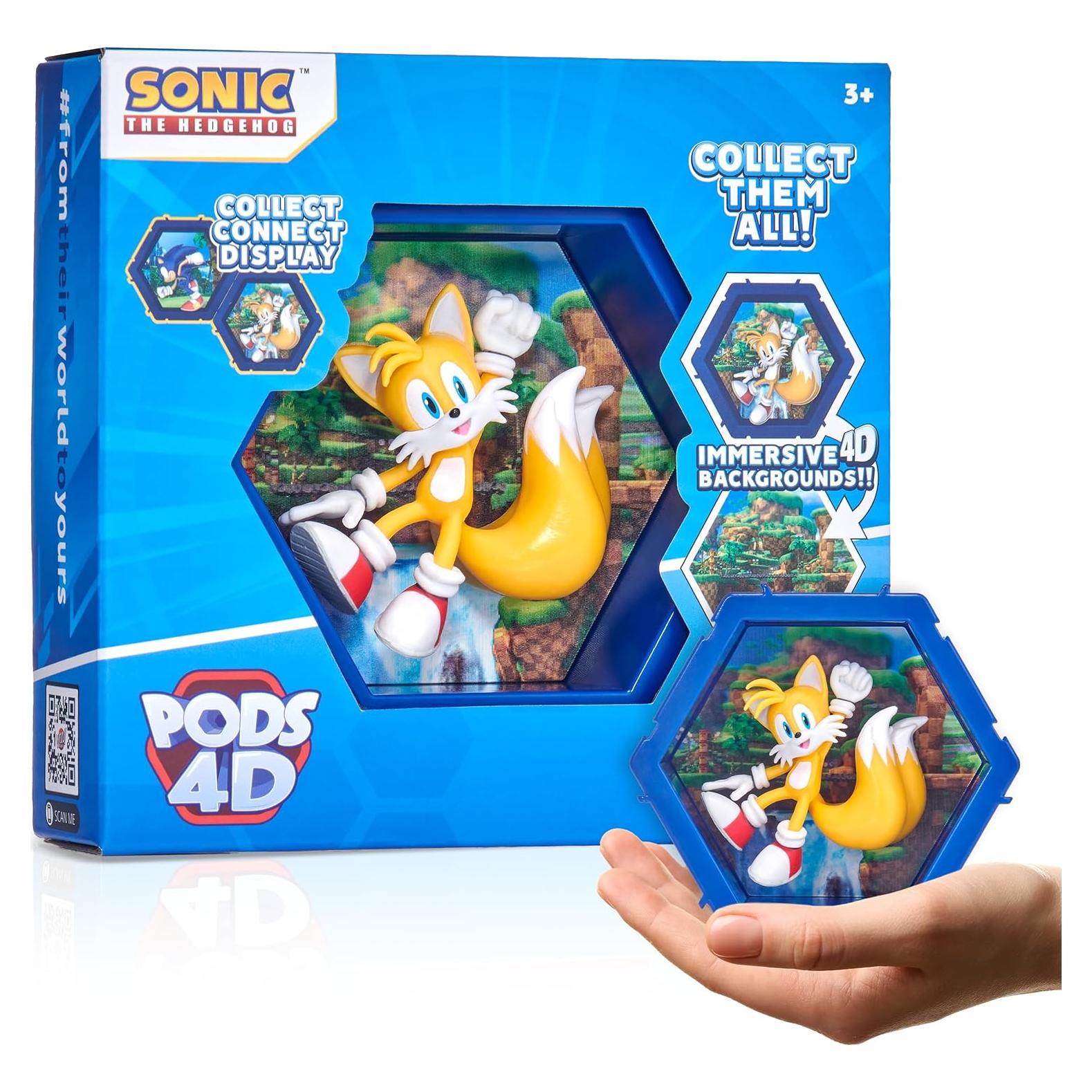 Figura Coleccionable 4D Tails WOW! PODS - Sonic, 91g
