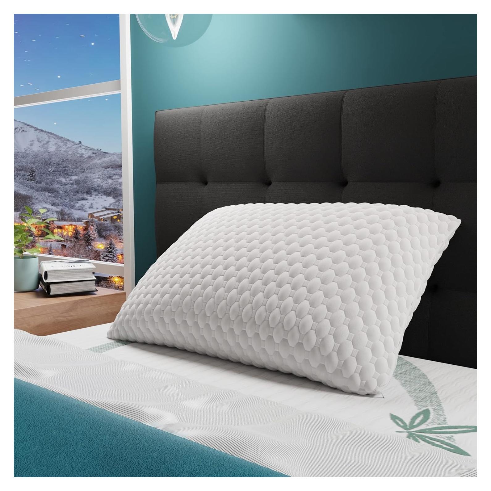 Almohada ZenCloud Ergo-Pedic King Ajustable con Gel de Cáñamo