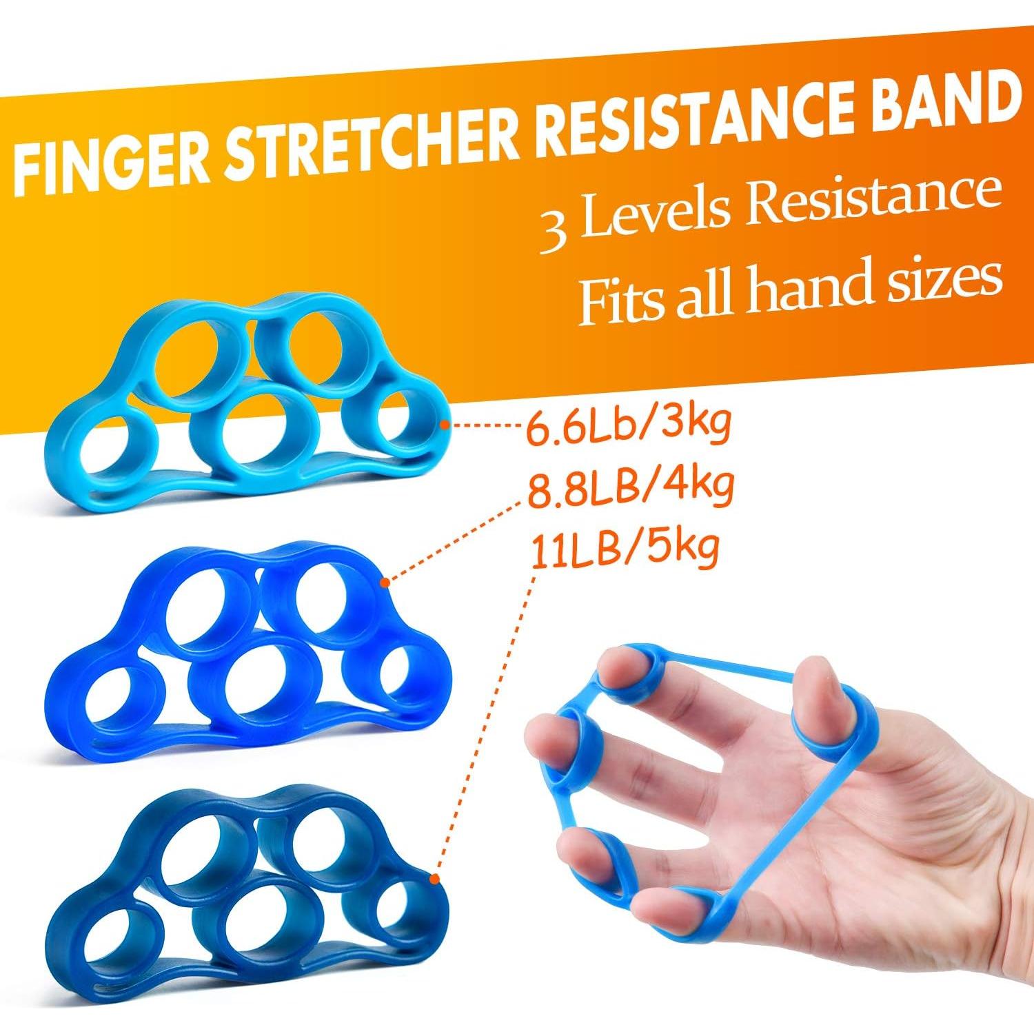 Entrenador de Fuerza de Agarre IMENSEAS 7 Pack Ajustable