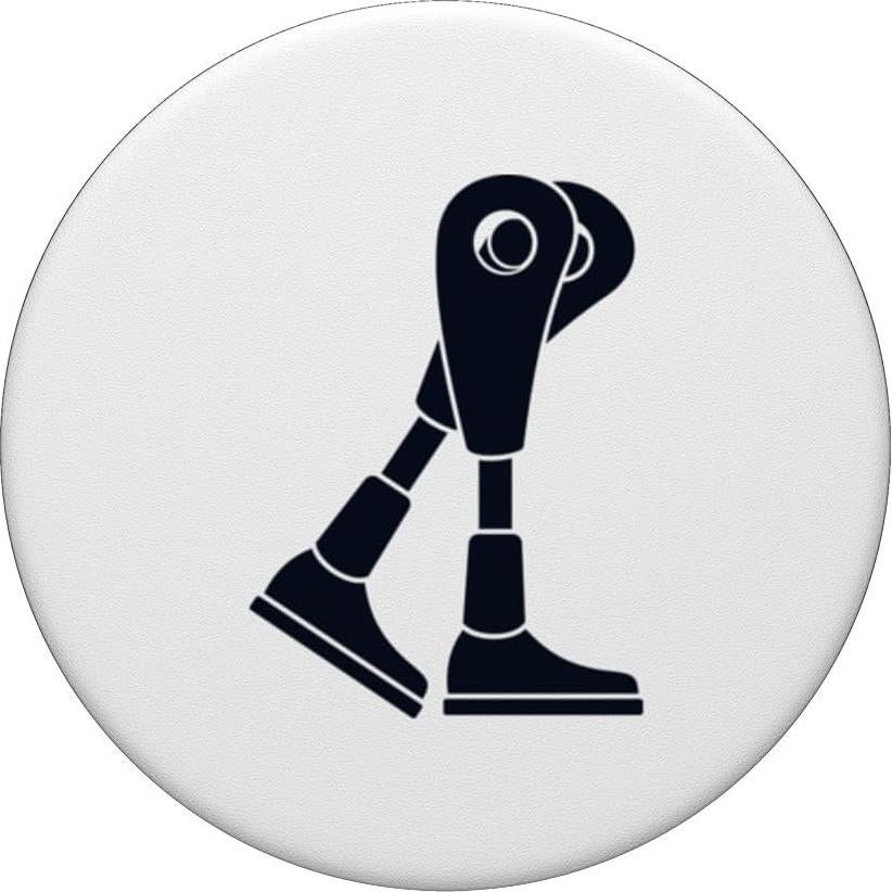 PopSocket Estándar Negro para Prótesis de Pierna - PopSockets