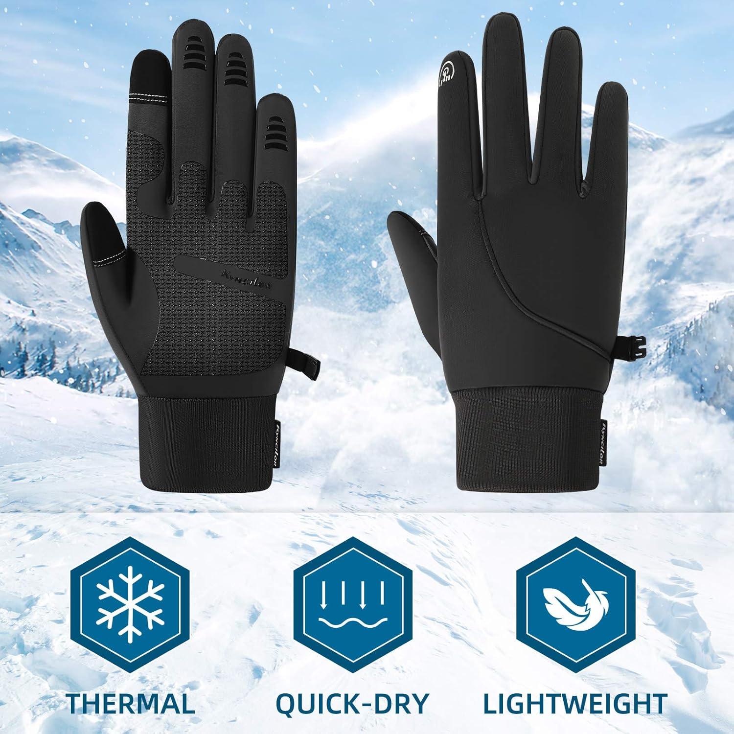 Guantes Térmicos Impermeables Suneed para Invierno - Negros