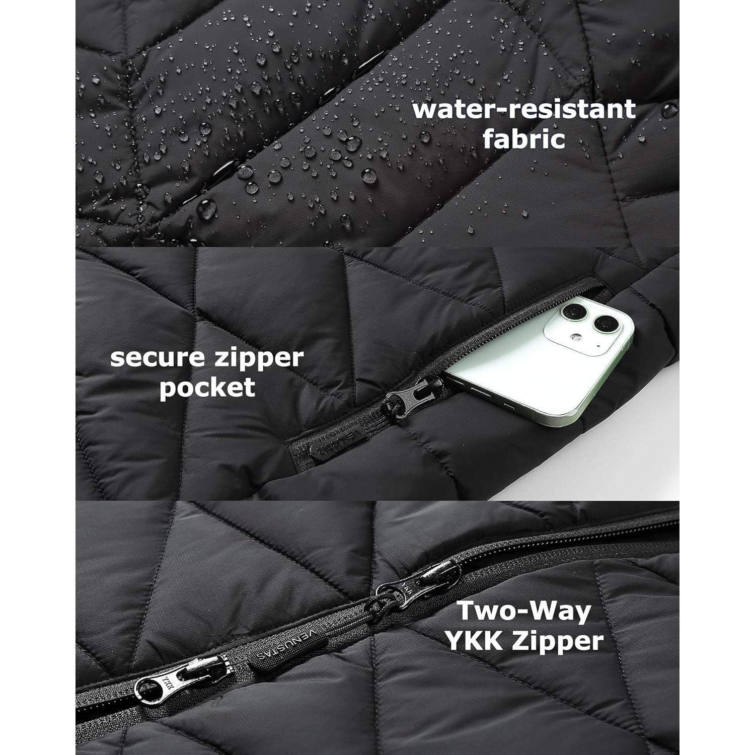 Chaqueta Térmica Acolchada Venustas para Mujeres con Batería