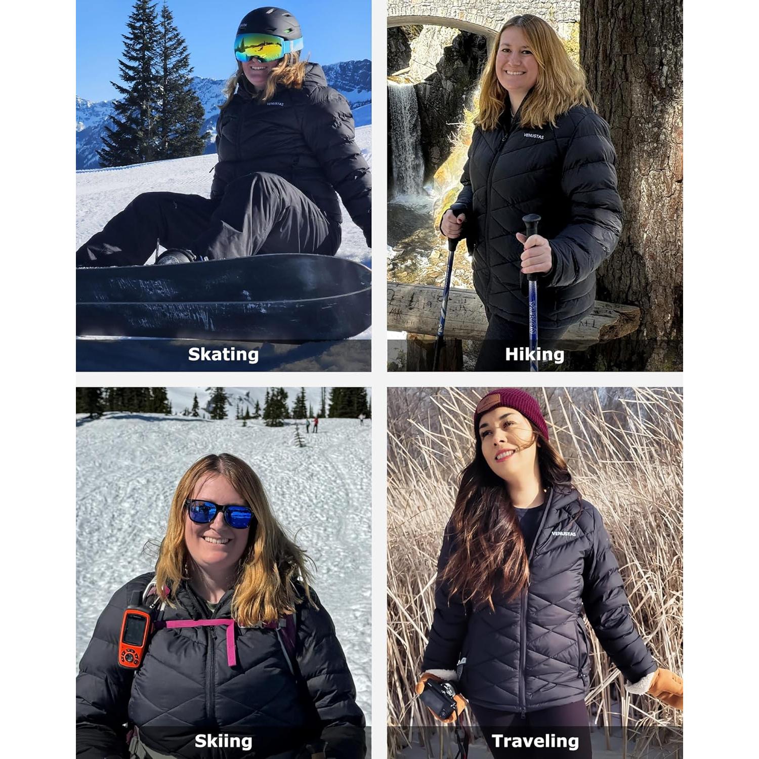 Chaqueta Térmica Acolchada Venustas para Mujeres con Batería