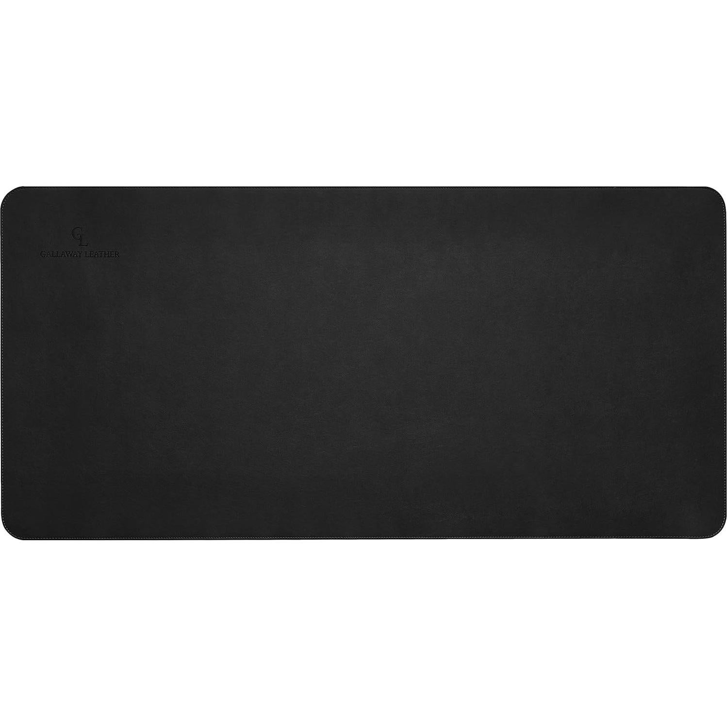 Almohadilla para Escritorio de Cuero GALLAWAY Grande 91.4x43.2cm Negro