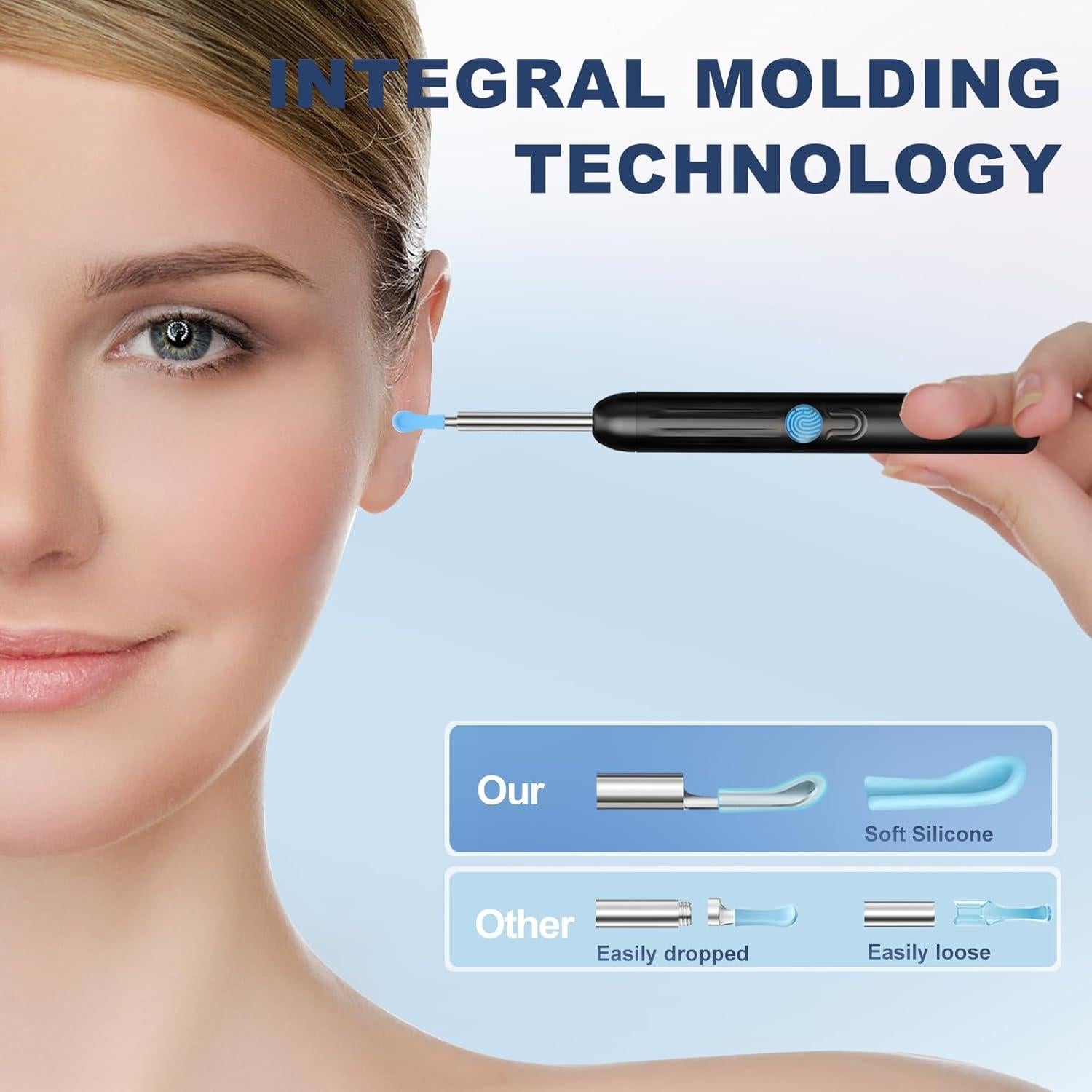 Limpiador de Oído NTGISO con Cámara 1080P y 6 LED