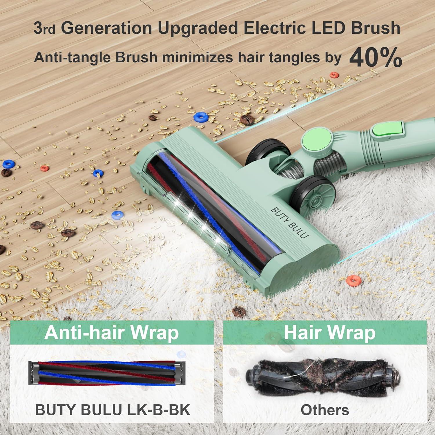 Aspiradora de Mano Inalámbrica BUTY BULU LK-W15 30KPa 40min