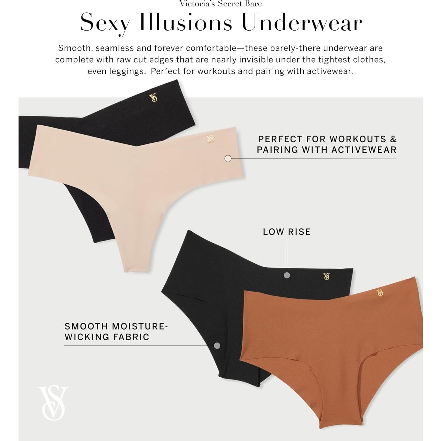 Tanga sin costuras Victoria's Secret para mujeres XS-XXL