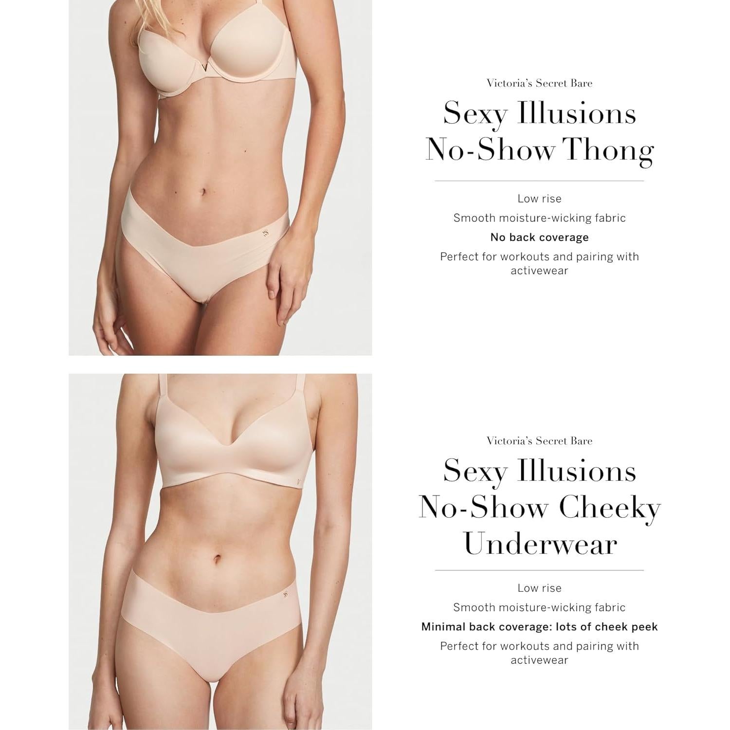 Tanga sin costuras Victoria's Secret para mujeres XS-XXL