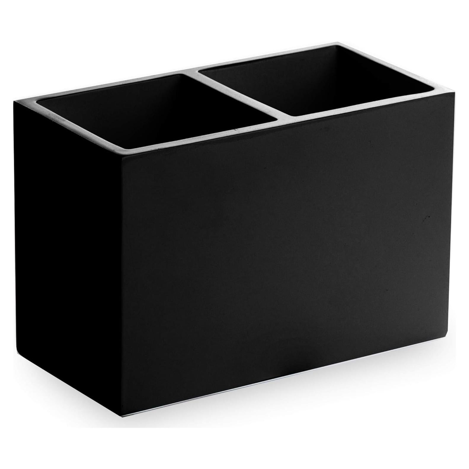 Organizador Multiusos BINO 2 Compartimentos Negro Mate