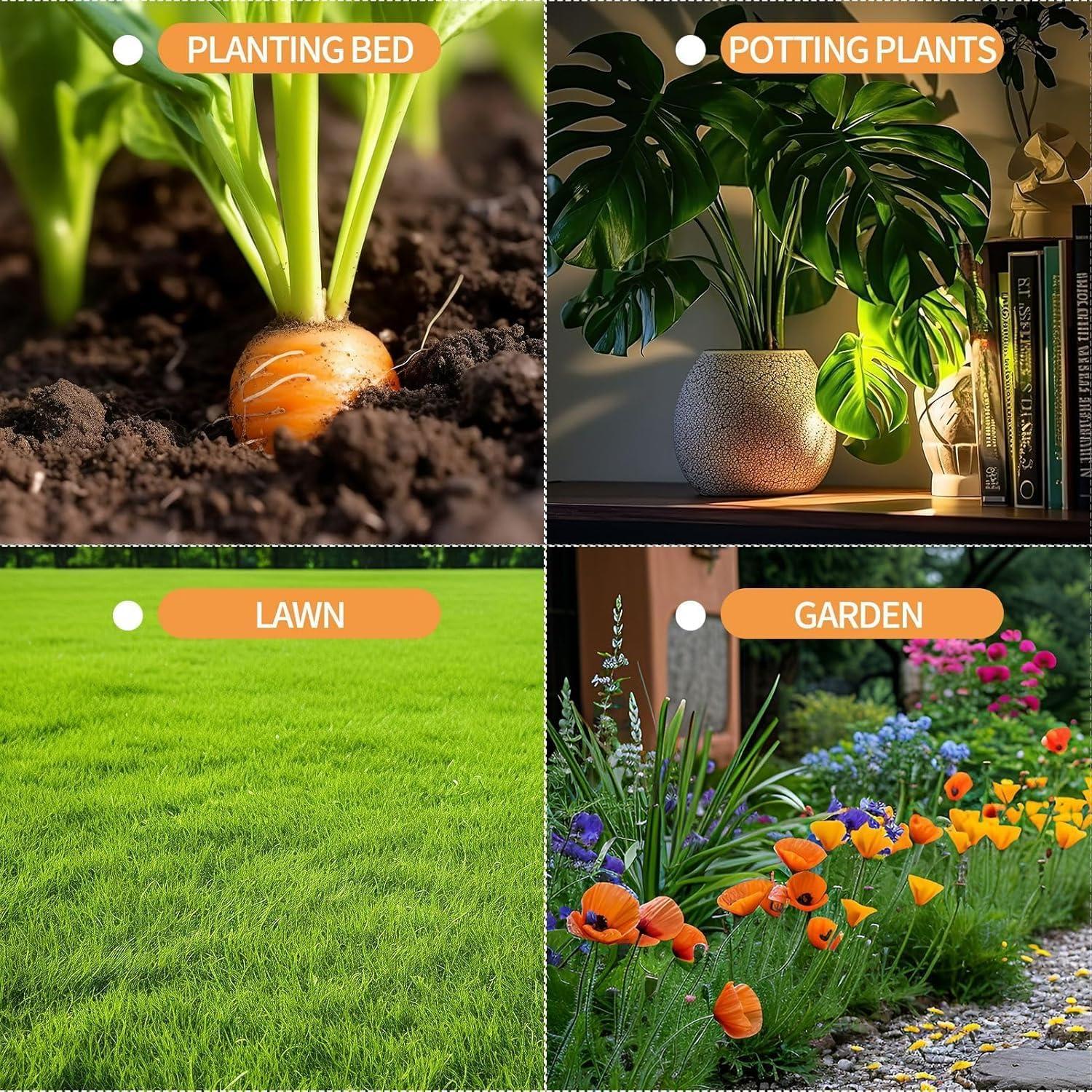 Medidor de Humedad del Suelo BAQVQ con Luz LED - Blanco