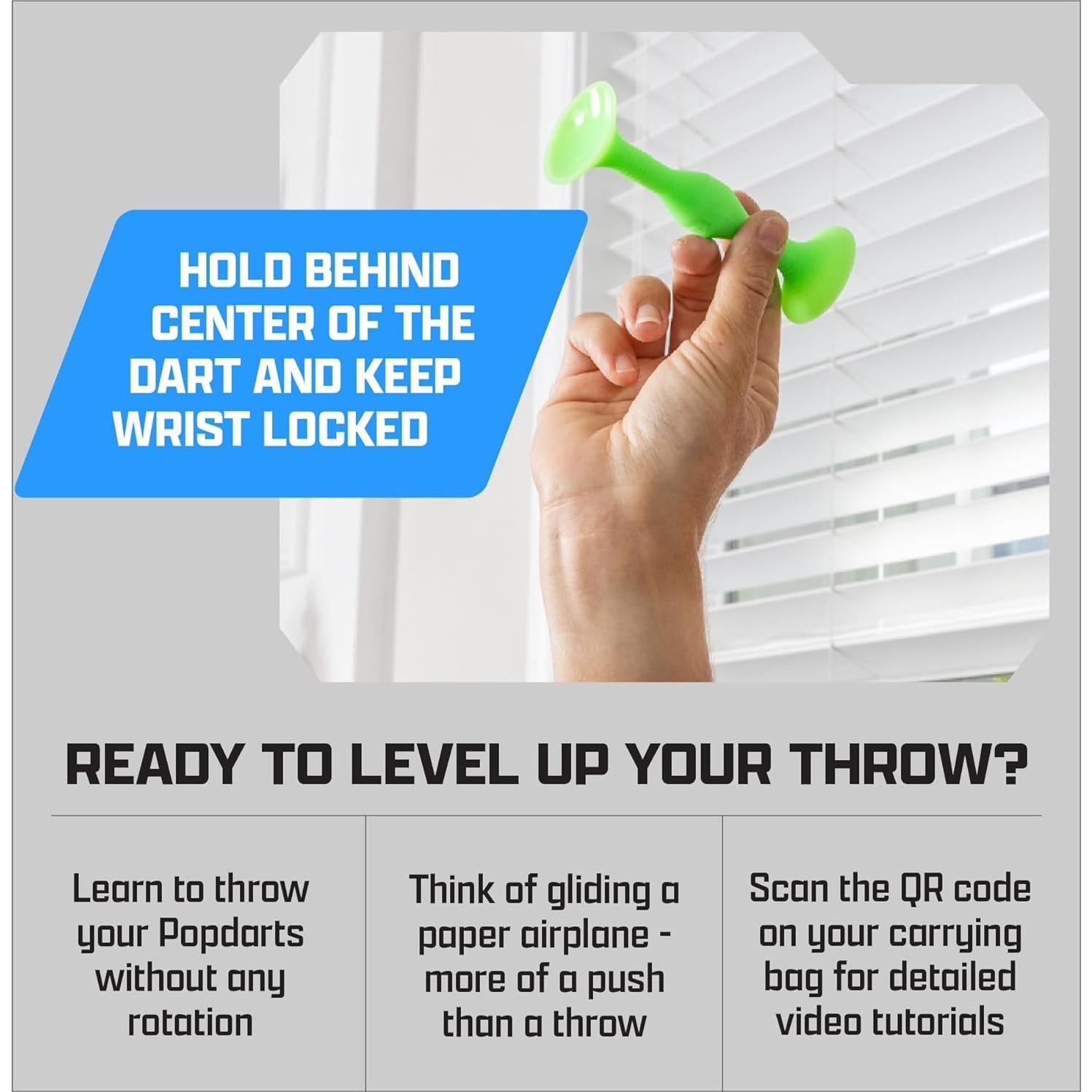 Juego Popdarts PRO Pack - Lanzamiento Ventosas Rojo y Negro