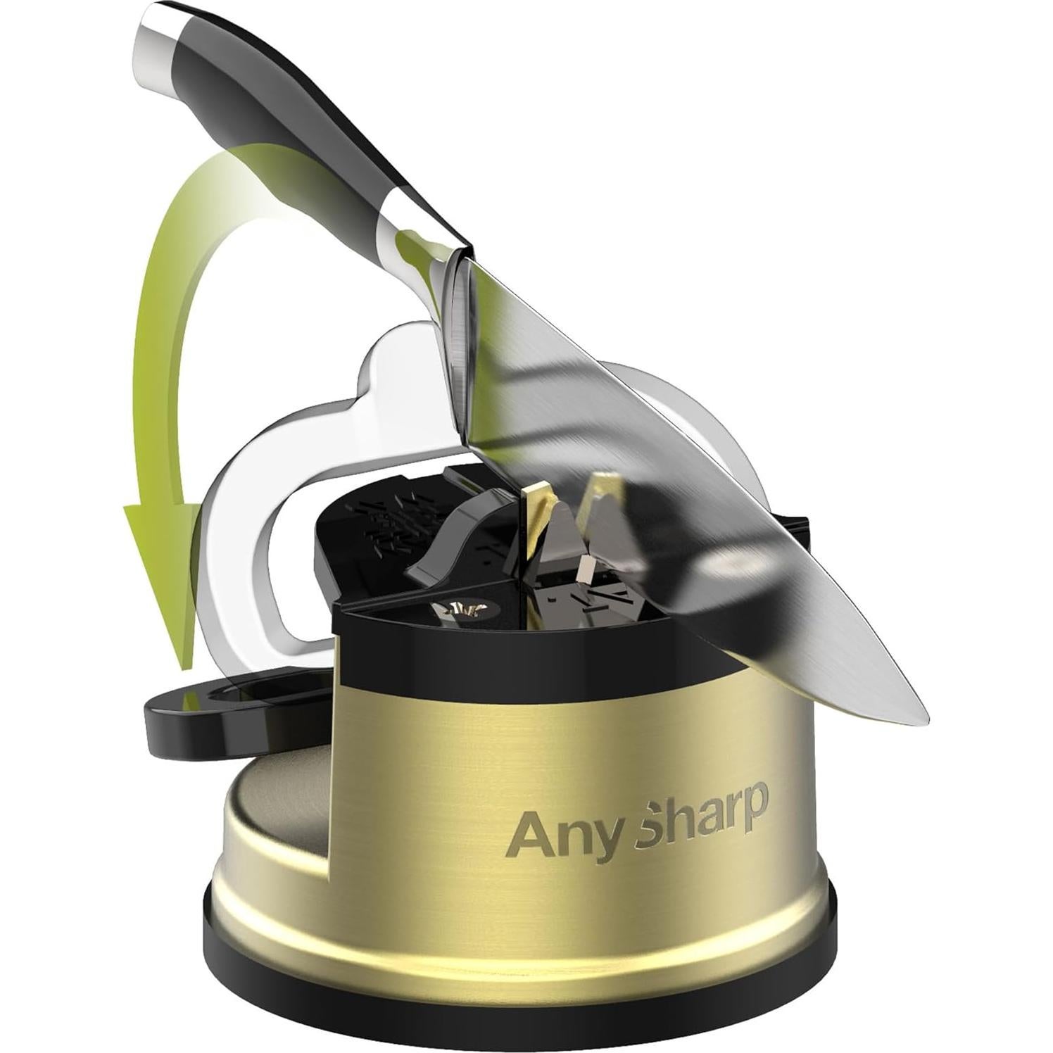 Afilador de Cuchillos AnySharp Chef - Base de Succión PowerGrip