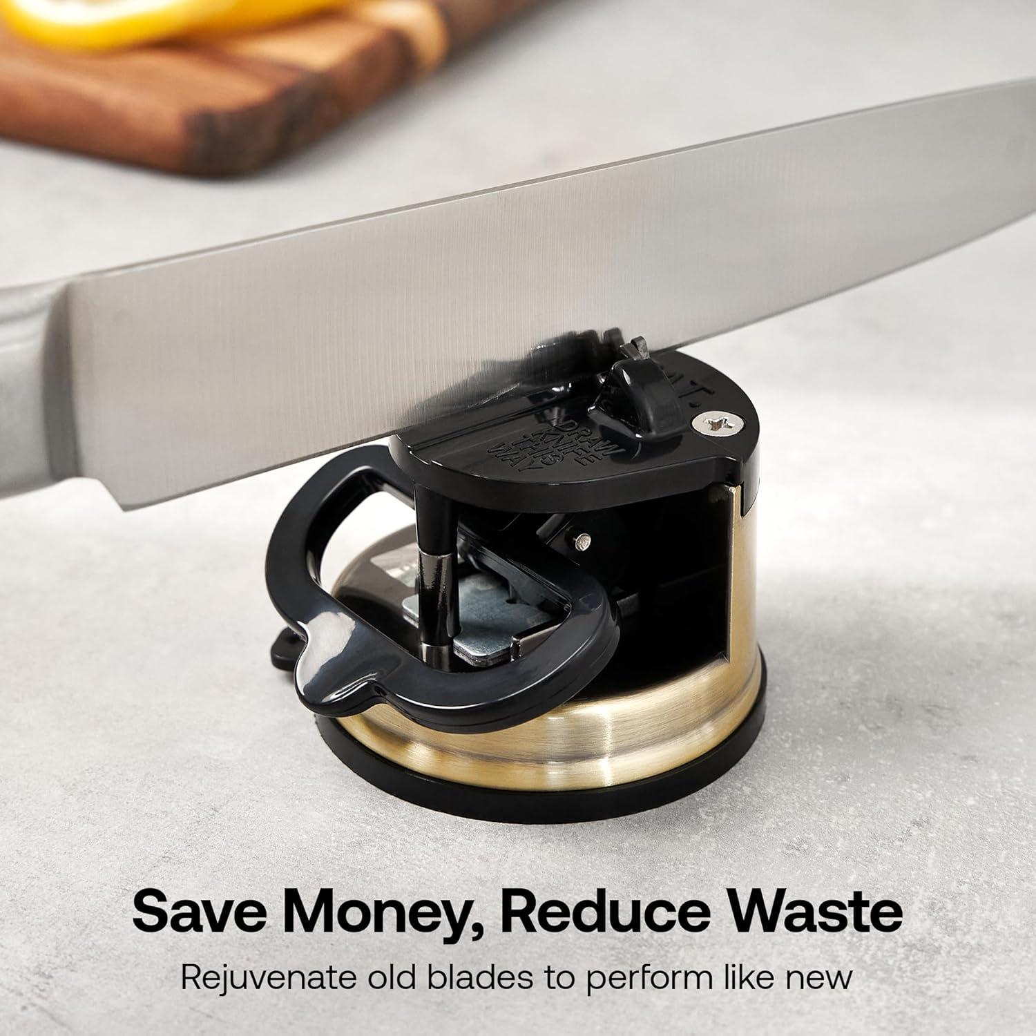 Afilador de Cuchillos AnySharp Chef - Base de Succión PowerGrip