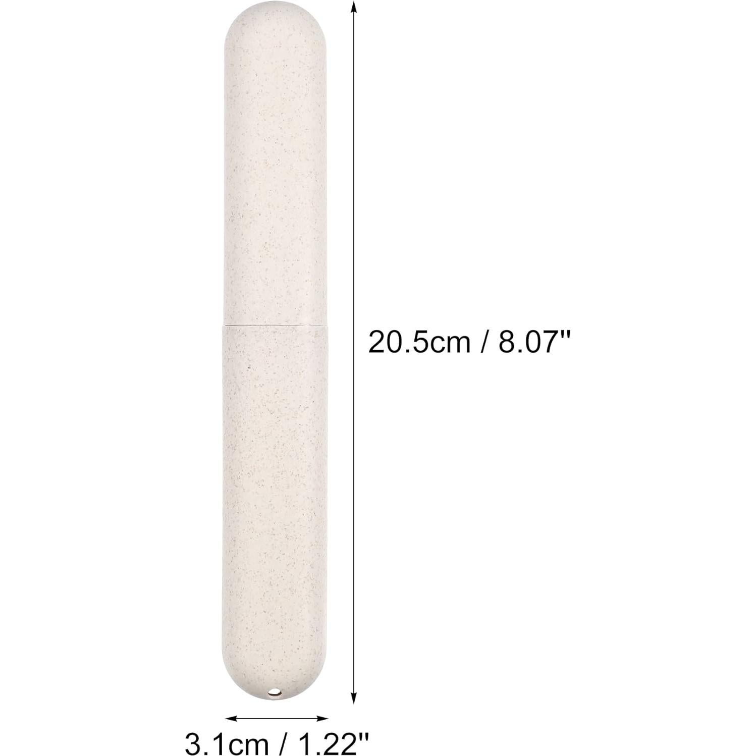 Estuche para Cepillo de Dientes VOCOSTE Beige 20.5x3.1x2.1 cm