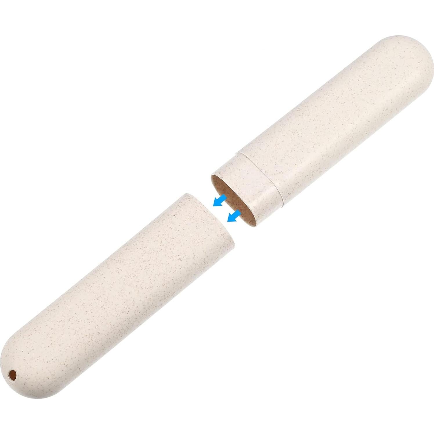 Estuche para Cepillo de Dientes VOCOSTE Beige 20.5x3.1x2.1 cm