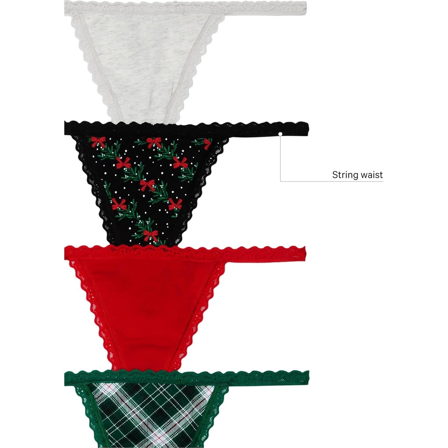 Tanga V-String de Algodón Victoria's Secret - Paquete Múltiple