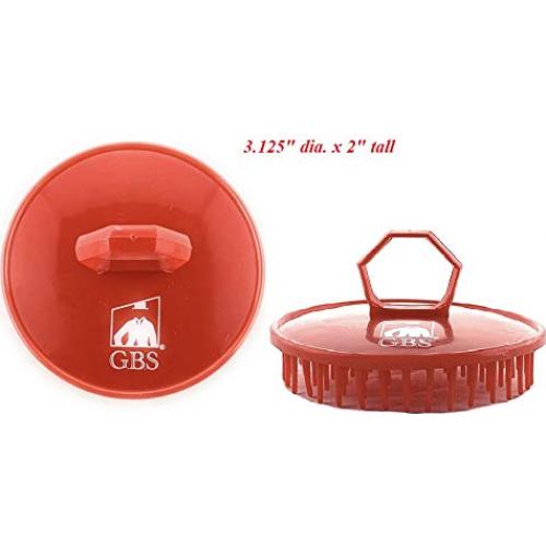 Cepillo de Masaje G.B.S para Champú Rojo 12x5cm