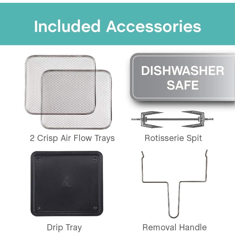 Horno de Freír al Aire West Bend AFWB12BK13 12.6 Qt 1700W