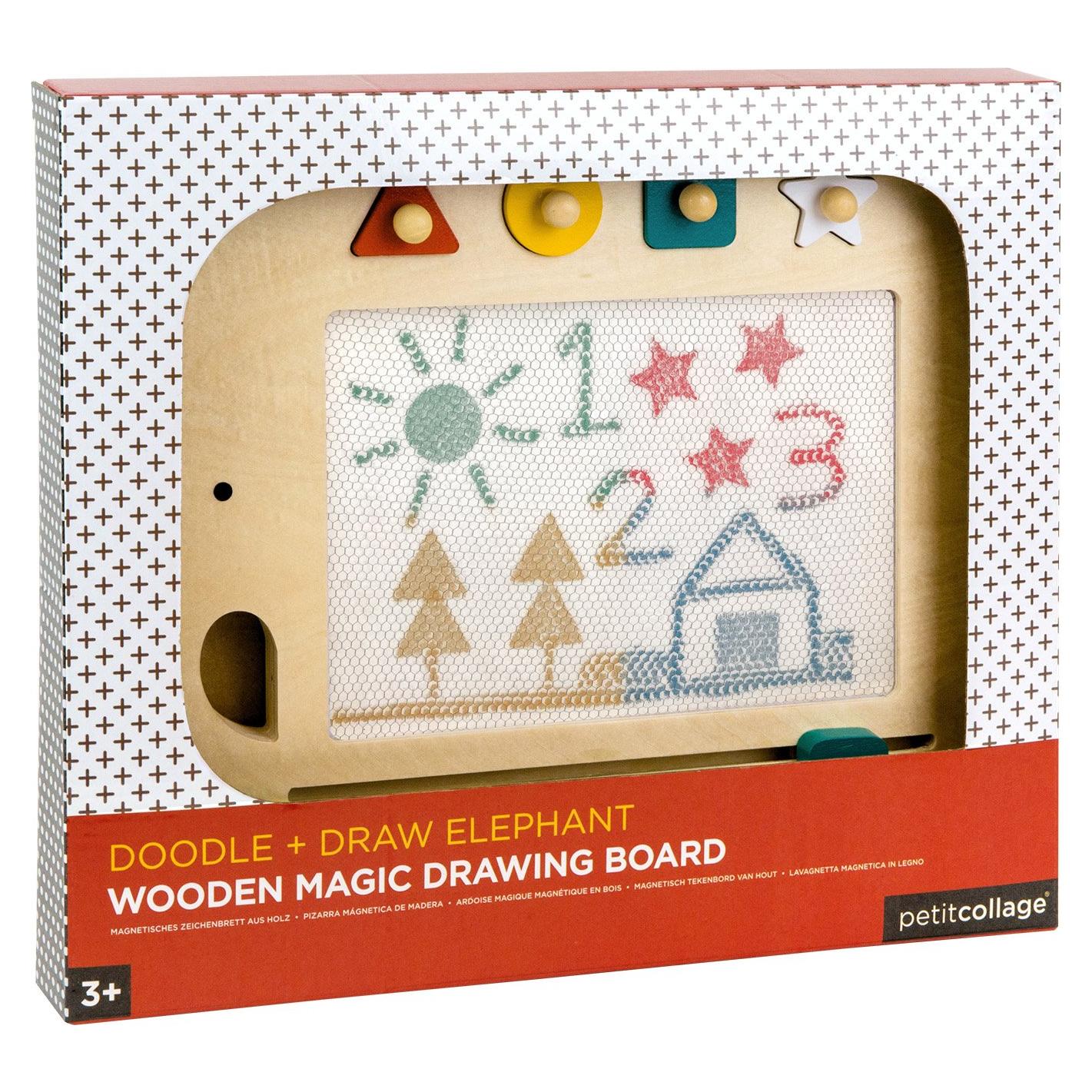 Tablero Mágico Elefante Petit Collage 40x28 cm para Niños