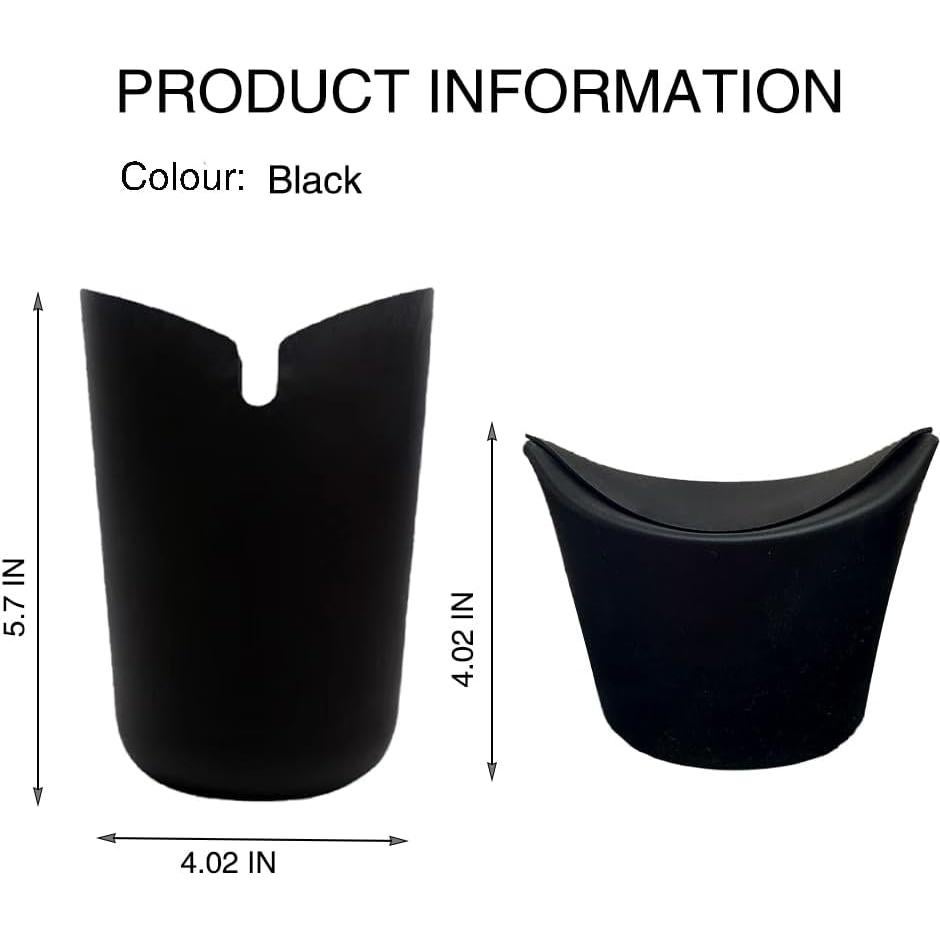 Popcorn Popper de Silicona Fglmctsh Plegable 1.5-3 min Negro