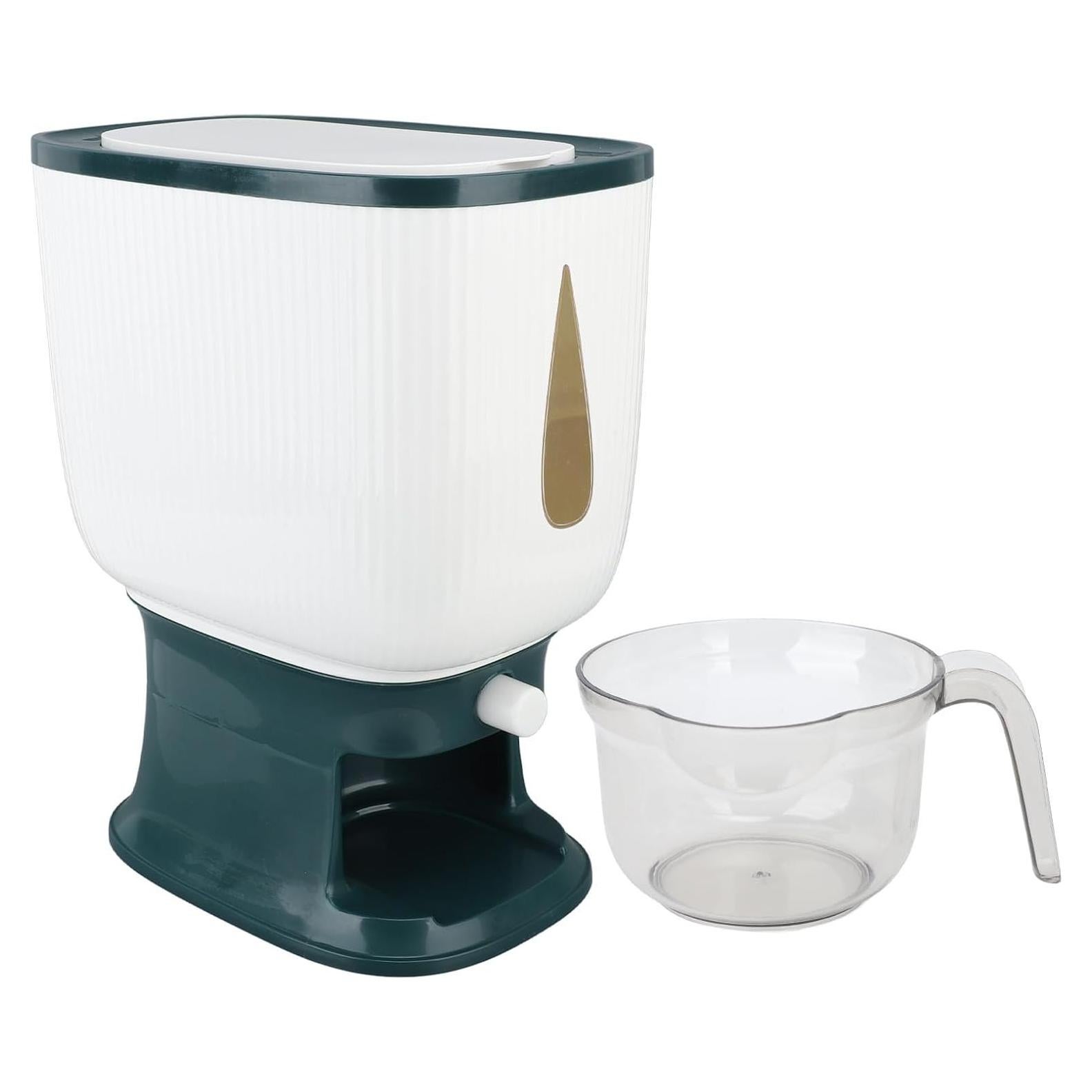 Dispensador de Arroz 10kg Fosa con Taza Medidora Verde