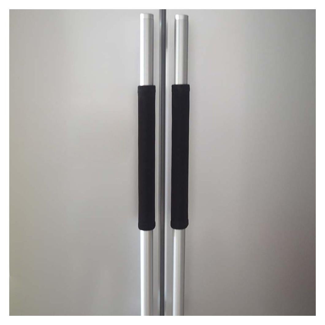 Cubiertas de Manijas de Refrigerador FLYPARTY - 2 Piezas, Negro