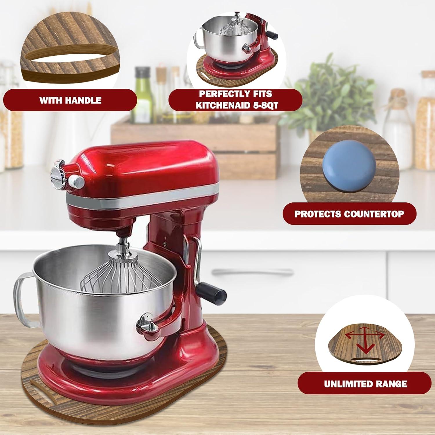 Alfombrilla deslizante Kitchen Aid 5-8Qt de madera pino