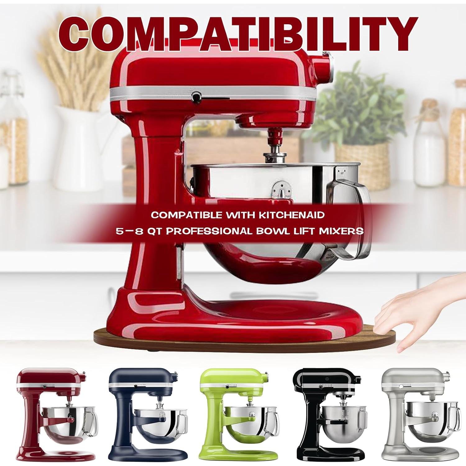 Alfombrilla deslizante Kitchen Aid 5-8Qt de madera pino