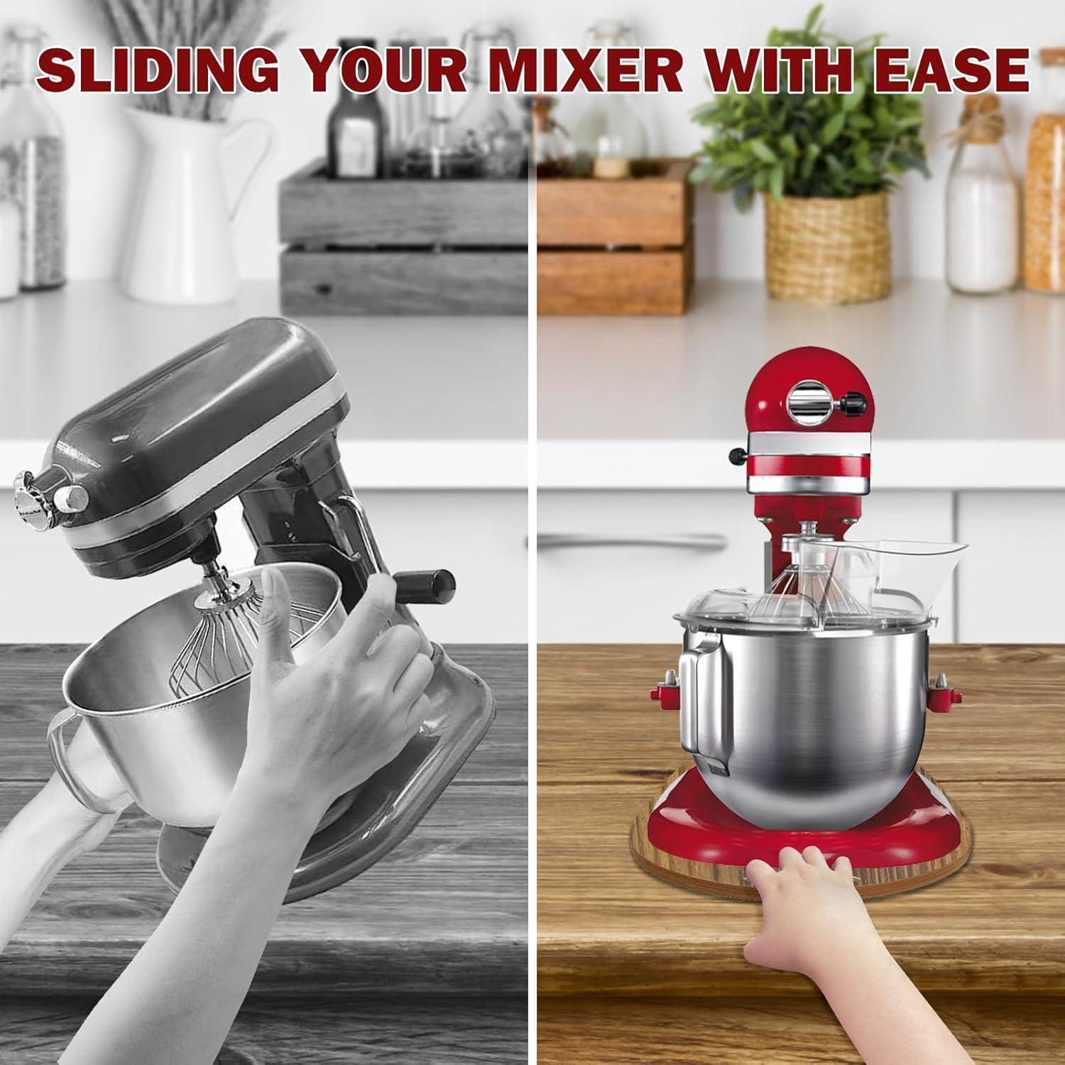 Alfombrilla deslizante Kitchen Aid 5-8Qt de madera pino