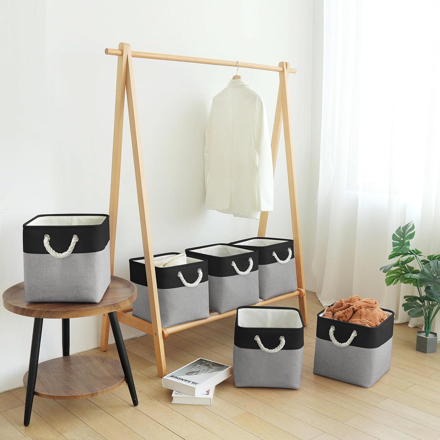 Cesta de Almacenamiento Plegable FinishingBo 6 Piezas 27.94 cm