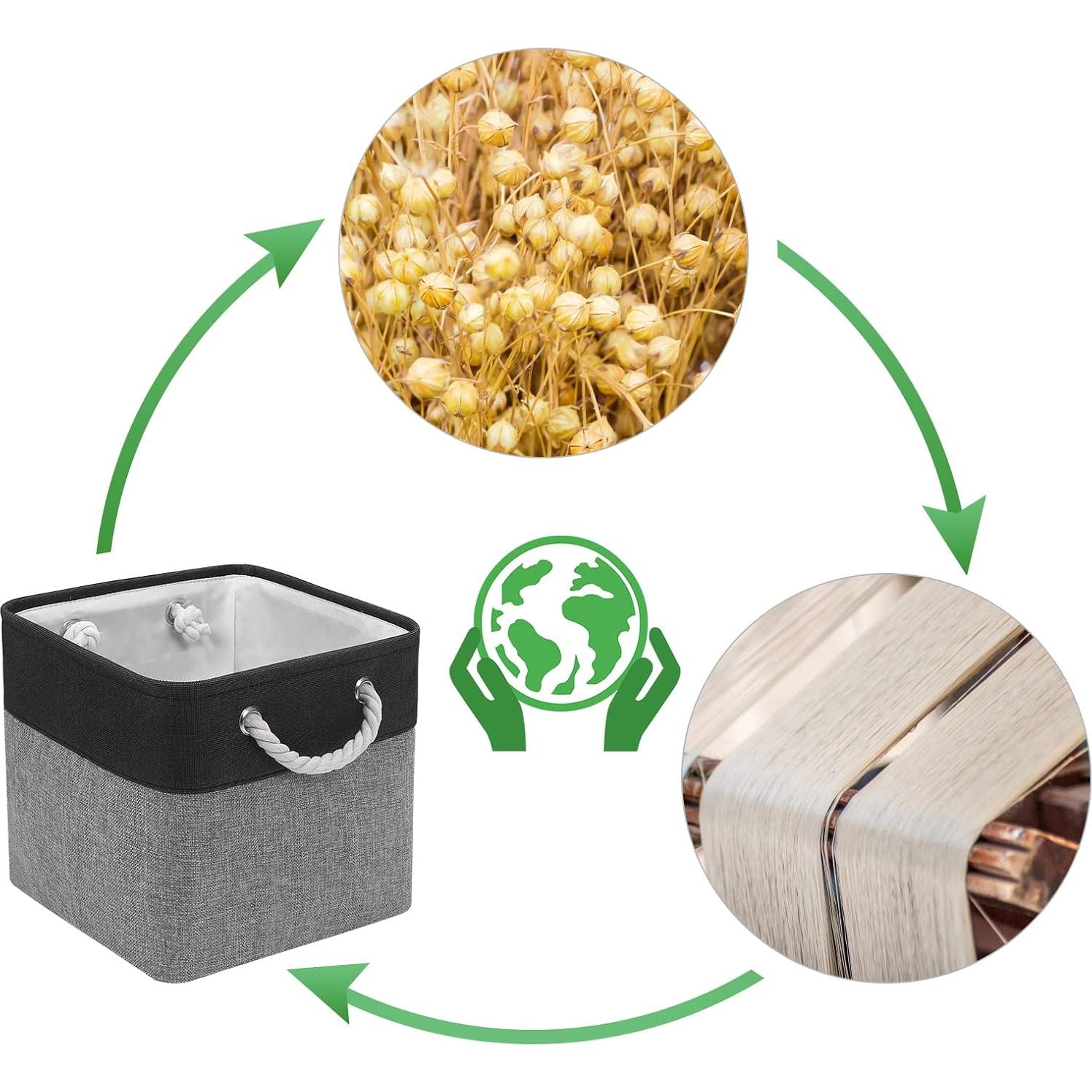 Cesta de Almacenamiento Plegable FinishingBo 6 Piezas 27.94 cm