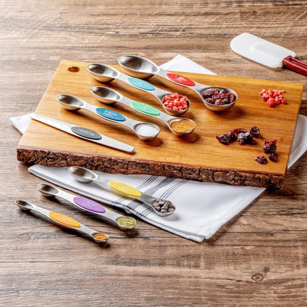 Juego de cucharas medidoras 8 piezas Met Lux acero inoxidable