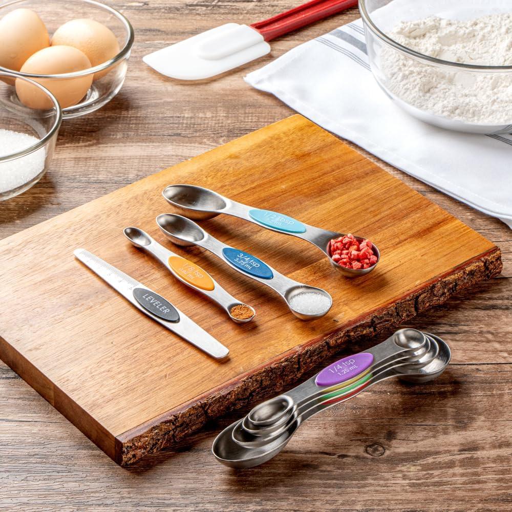 Juego de cucharas medidoras 8 piezas Met Lux acero inoxidable