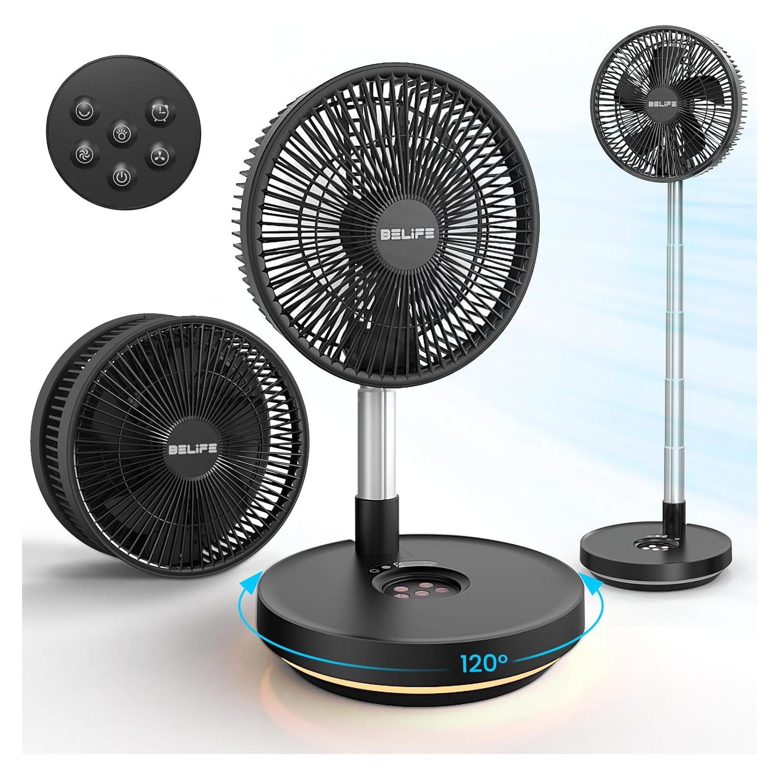 Ventilador Portátil Belife X10 Inalámbrico 7200mAh Oscilante