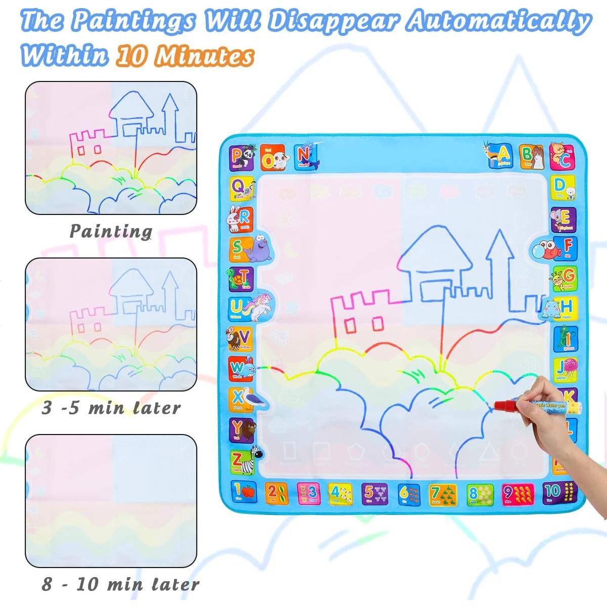 Alfombra Mágica de Agua WIWAPLEX 100x100 cm para Niños