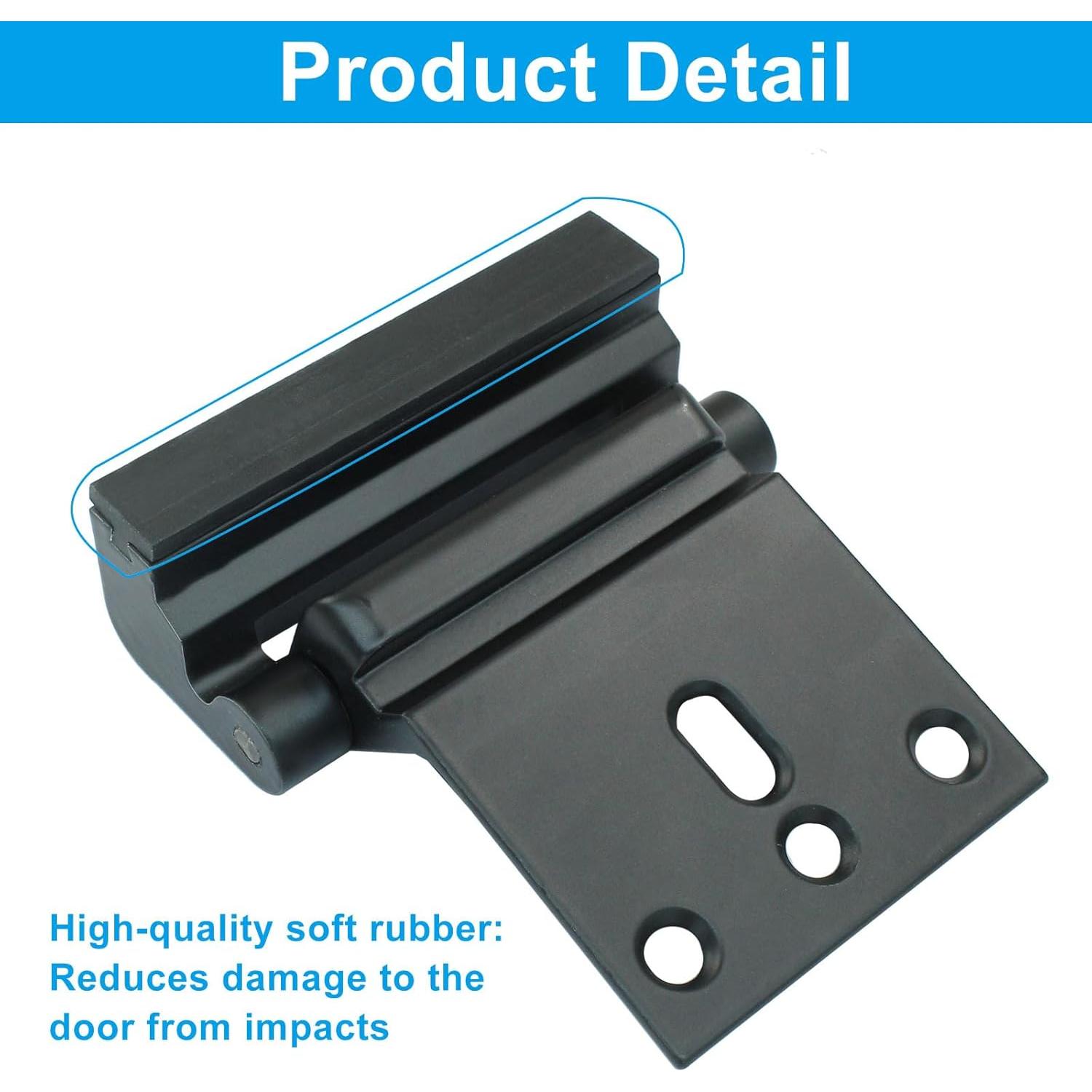 Cerradura de Seguridad Reforzada LifCratms para Puerta Interior - Negro