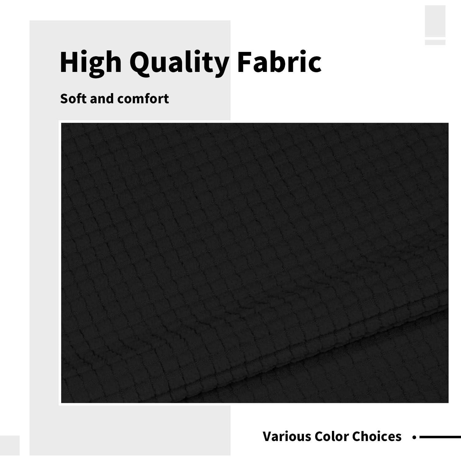 Funda de Sofá Stretch Easy-Going 2 Piezas Negro Pequeño